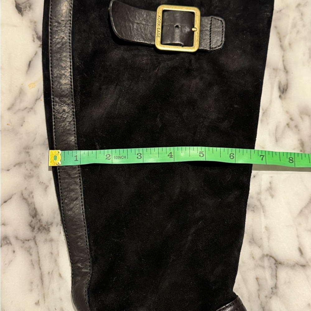 Kork-Ease Rue Black Leather and Suede Boots - Picture 7 of 8